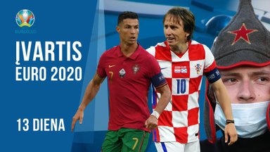 įVARtis Euro2020. Anglų ir kroatų pergalės, čempionų likimas bei rusų negailestingas sutikimas