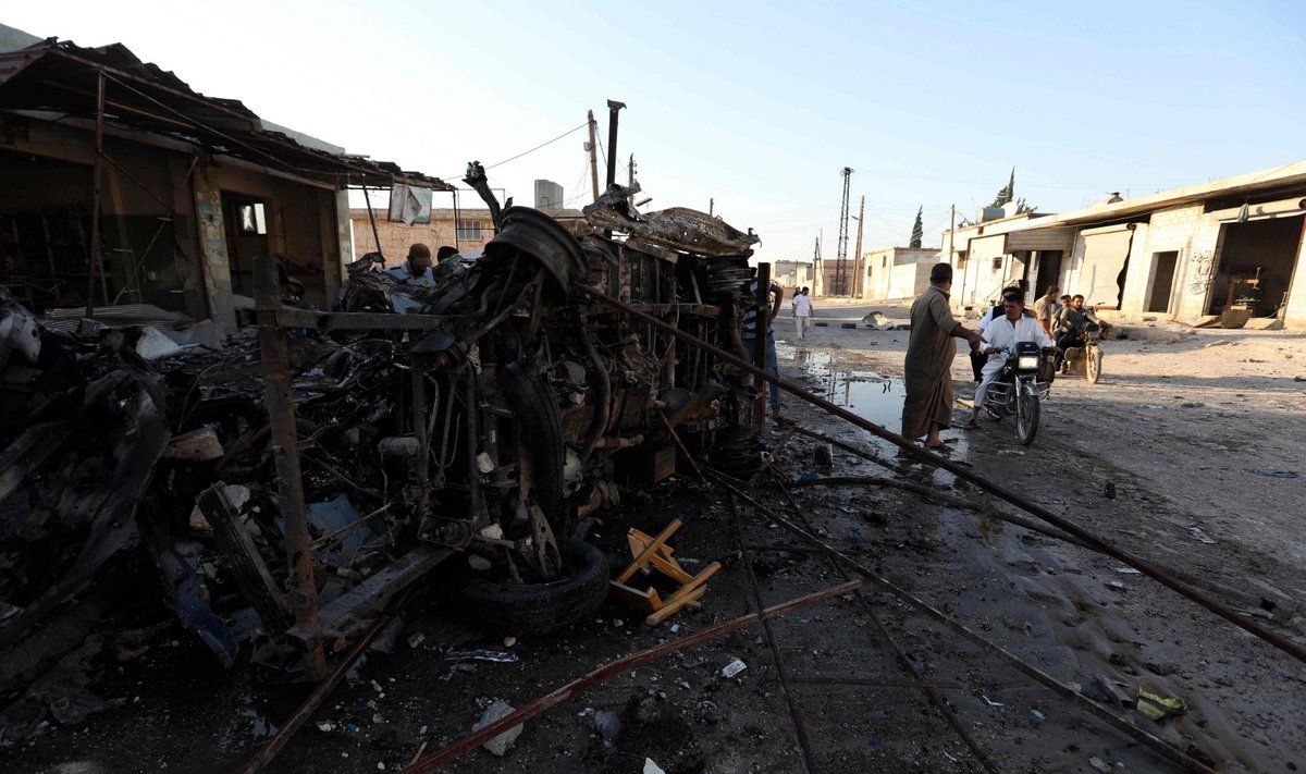 SOHR: Sirijos šiaurės vakaruose per režimo antskrydžius žuvo 10 civilių