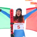 Italijos kalnų slidininkė pirmąkart tapo olimpine čempione