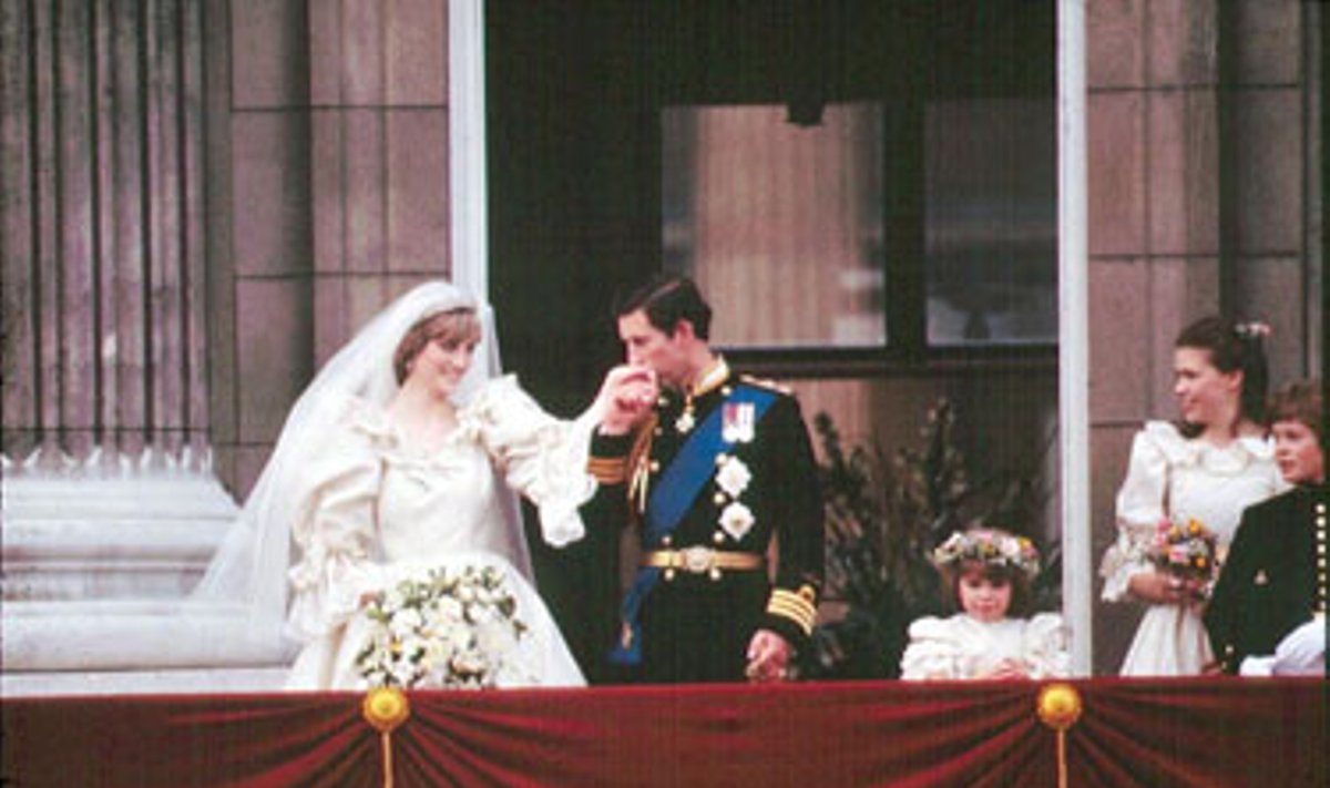 Princesės Dianos ir princo Charleso vestuvės 1981 metų liepos 29 dieną.