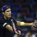 Kinijoje tęsiasi ATP „World Tour Masters“ serijos vyrų teniso turnyras