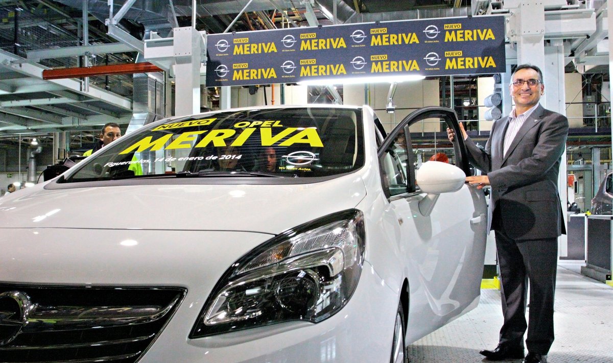Pradėta Opel Meriva gamyba