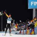 Vokietijos biatlonininkei Dahlmeier – antras aukso medalis