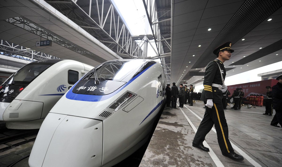 Greitaeigis traukinys Kinijoje