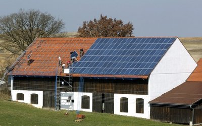 Saulės kolektorius ant stogo turi per milijoną vokiečių