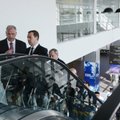 D. Medvedevas atidarė lietuvių statytą oro uostą, iš kurio skrydžiai prasidės vėliau