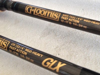 Legendiniai Gario kurti meškerių blankai, pavadinimu„ GLX“