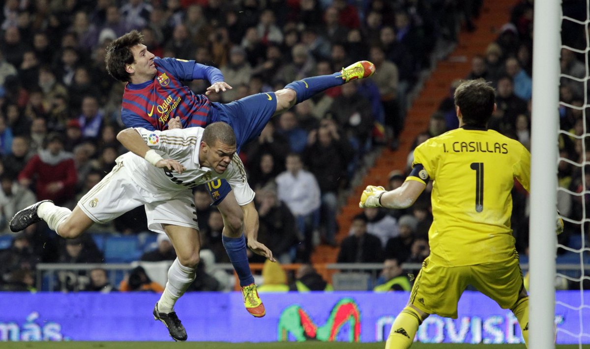 Pepe, Lionelis Messi ir Ikeras Casillasas