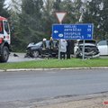 Avarija Rokiškio rajone: du „Lexus“ automobiliai nepasidalijo kelio