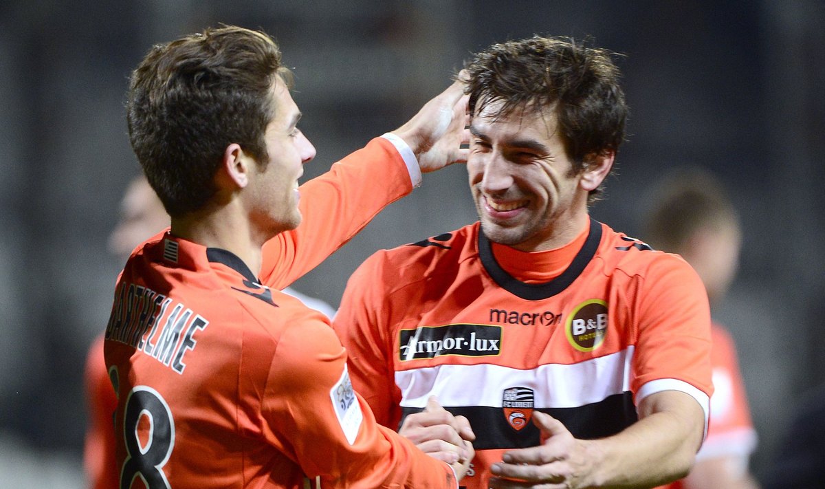 "Lorient" futbolininkai džiaugiasi pergale