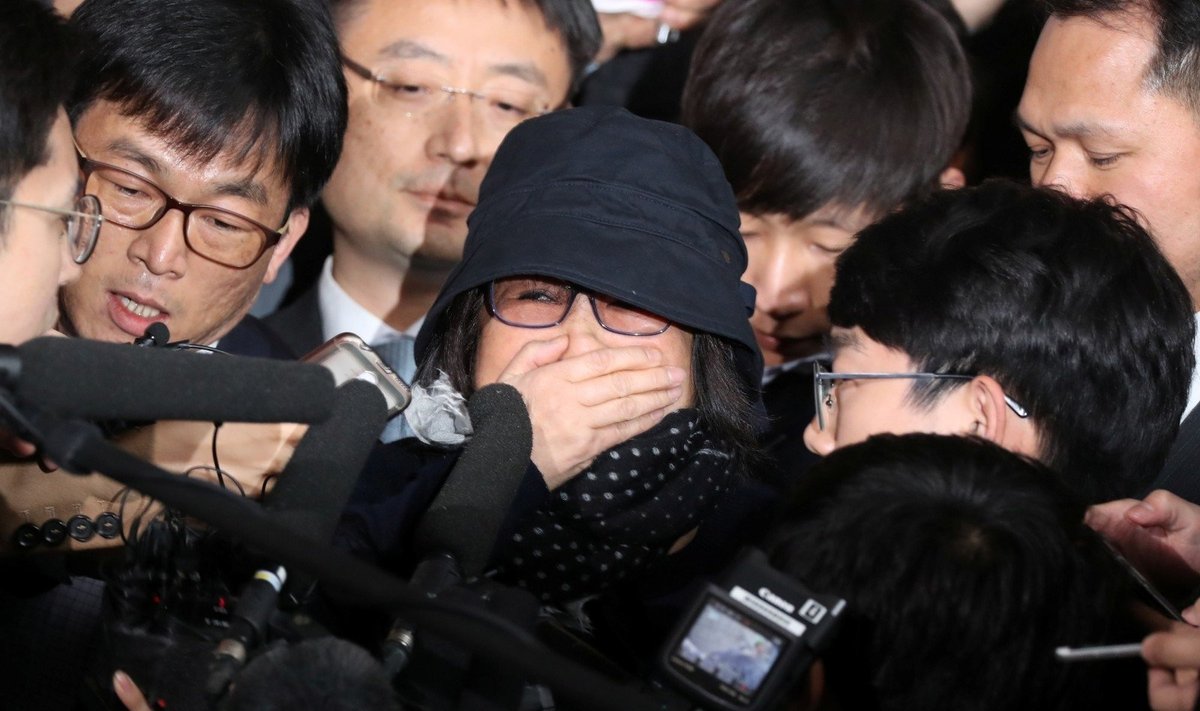 Pietų Korėjoje kilusio skandalo kaltininkė Choi Soon-sil