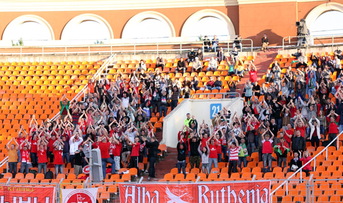 Baltarusijos futbolo rinktinės fanai
