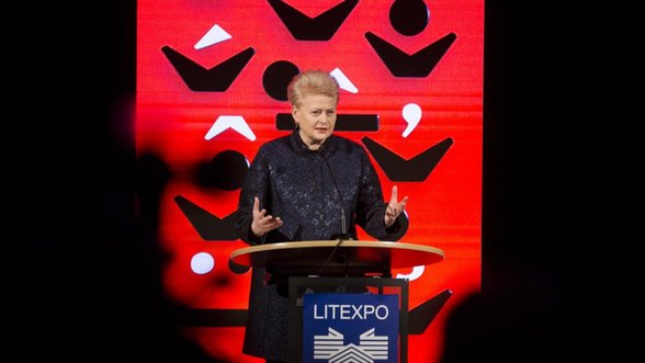 Prezidentė: Vilniaus knygų mugė – svarbiausias metų įvykis