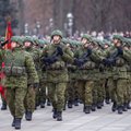 Several hundred people gather in Vilnius to mark army anniversary