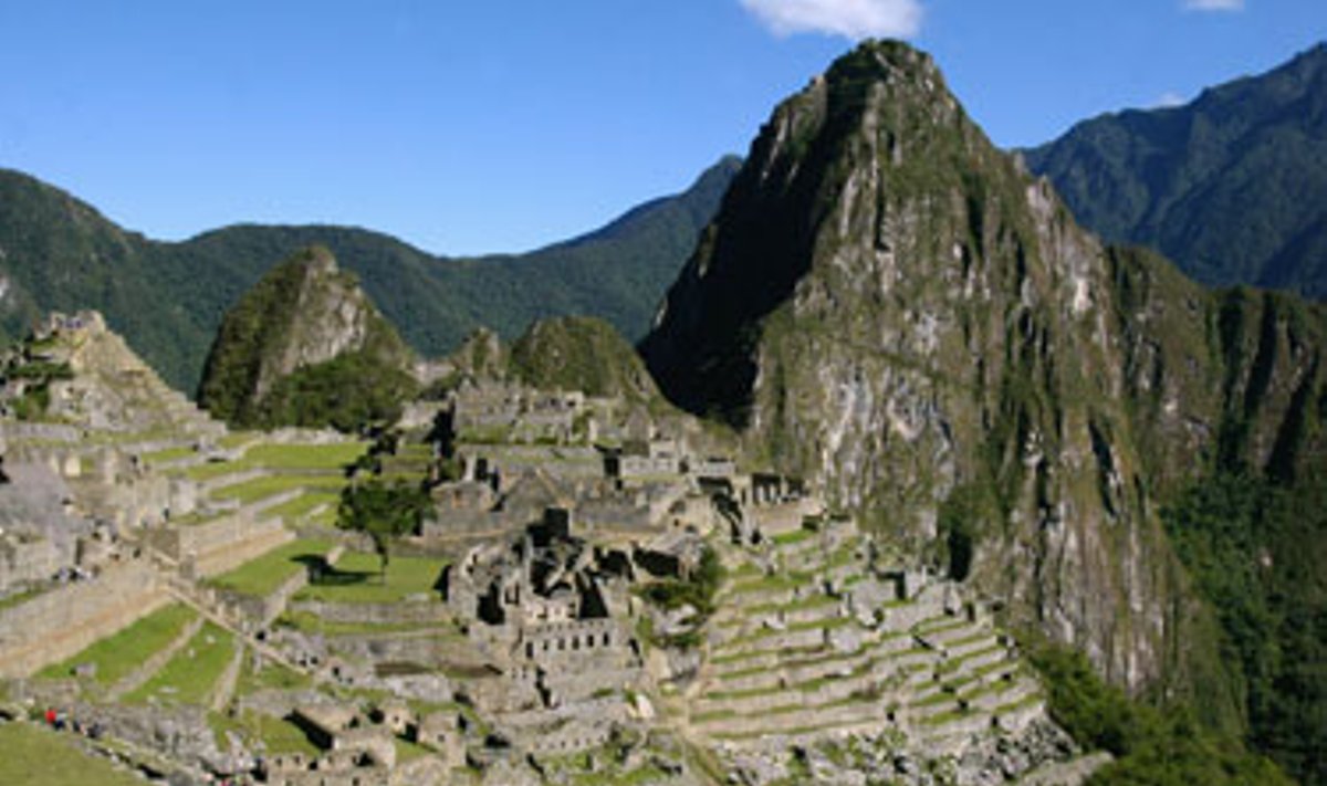 Inkų miestas Maču Pikčus (Peru)