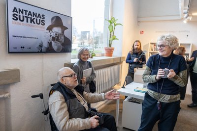 Dokumentinio filmo „Antanas Sutkus. Scenos iš fotografo gyvenimo“ spaudos konferencija