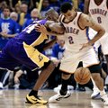 „Sixers“ Rytuose išlygino NBA pusfinalio serijos rezultatą, Vakaruose - „Thunder“ įveikė „Lakers“