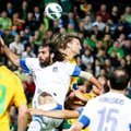 Graikijai pralaimėjusi Lietuva prarado galimybes žaisti pasaulio futbolo čempionate