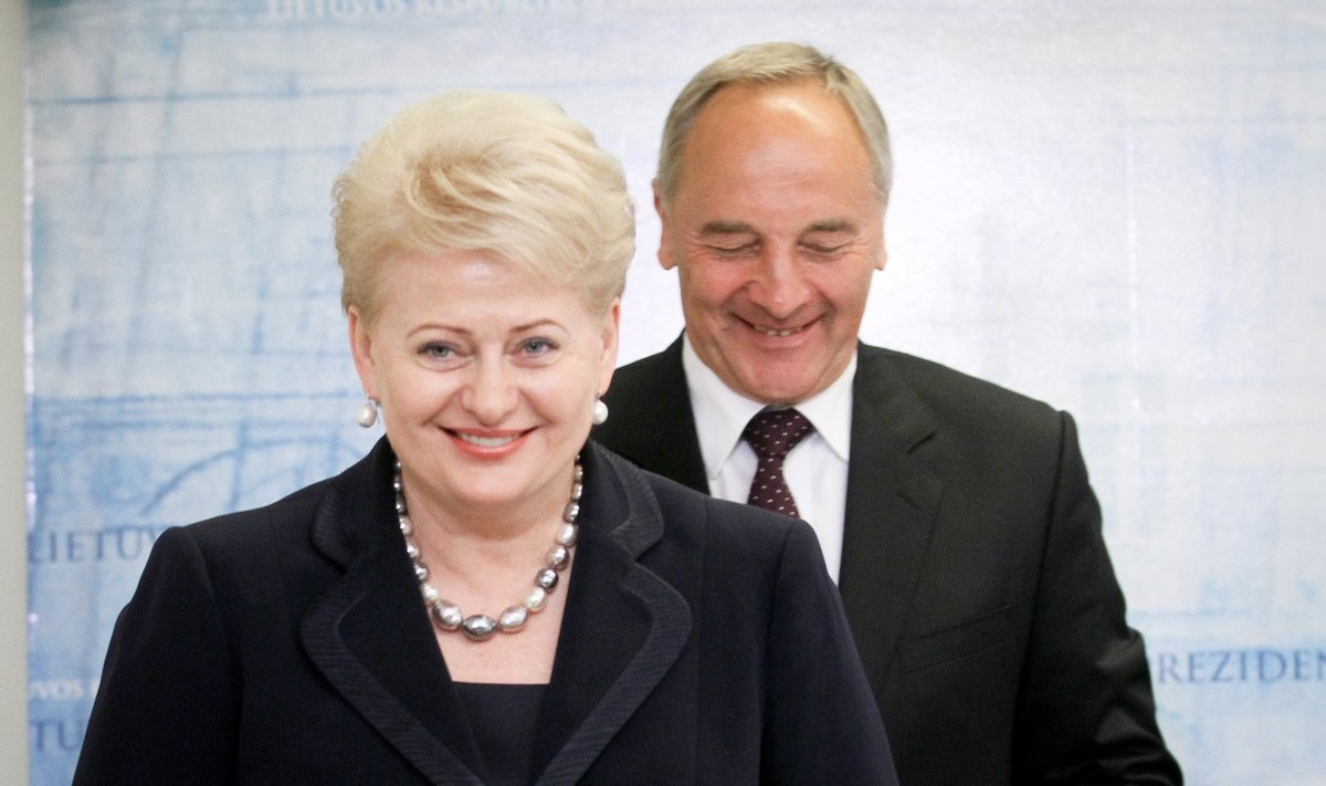 Dalia Grybauskaitė ir Andris Bėrzinis