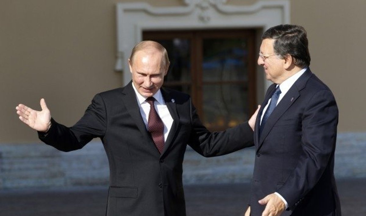 Vladimiras Putinas ir Jose Manuelis Barroso