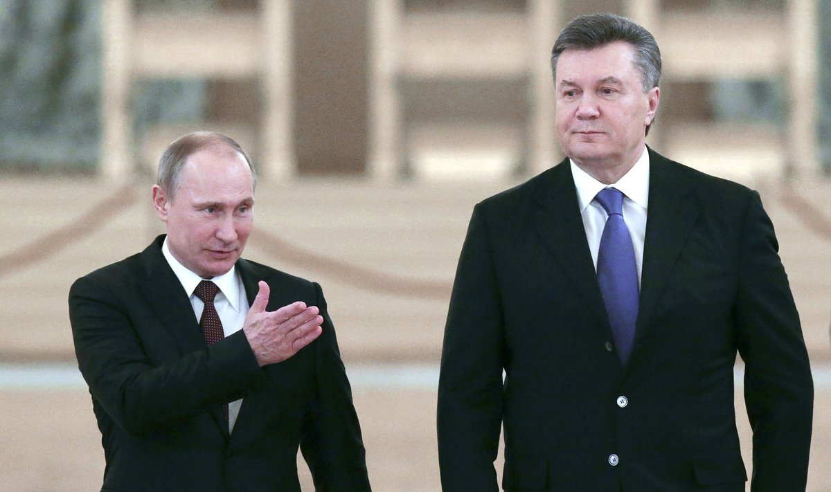 Vladimiras Putinas, Viktoras Janukovyčius