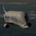 „Airbus Beluga“ - lėktuvas, skraidinantis lėktuvų dalis