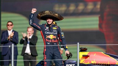 Meksikoje triumfavęs Verstappenas užfiksavo naują rekordą