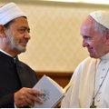 Popiežius Pranciškus susitiko su aukščiausiuoju musulmonų sunitų dvasininku