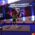 Sunkiaatletis D. Kmieliauskas Europos jaunių čempionate – 14-as