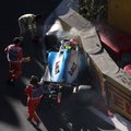 Drama Baku trasoje: bolidus sudaužė „Ferrari“ pilotas ir Kubica, pirmas startuos Bottas