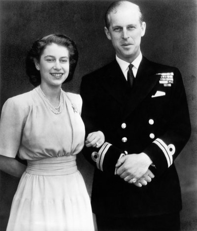 Princas Philipas ir karalienė Elžbieta