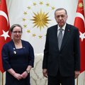 Izraelio ambasadorė Turkijoje įteikė skiriamuosius raštus Erdoganui