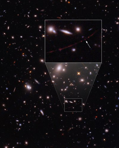 Hubble teleskopas aptiko seniausią iki šiol žinomą žvaigždę. NASA/ESA nuotr.