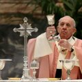 Popiežius Didįjį ketvirtadienį pradėjo Velykų šventimą