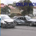 Vilniuje, susidūrus trims automobiliams, nukentėjo trys žmonės