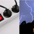 Atsakė į amžinai rūpimą klausimą – ar reikia atjungti elektros prietaisus audros metu