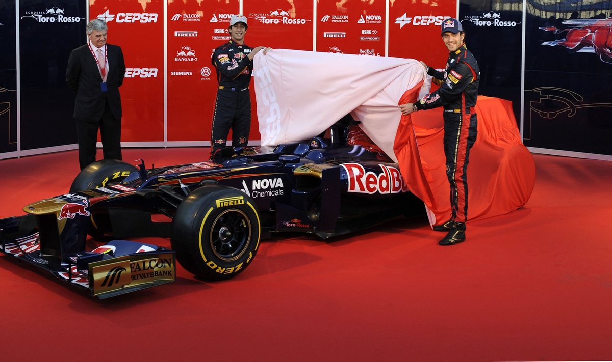 Danielis Ricciardo ir Jeanas-Ericas Vergne