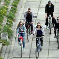 В Каунасе сезон открыли сотни велосипедистов