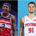 Bealas pakartojo „Wizards“ rekordą su 60 taškų, Sirvydis oficialiai debiutavo „Pistons“ klube