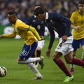 Draugiškose futbolo rungtynėse Brazilija svečiuose įveikė Prancūziją