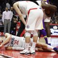 „Clippers“ košmaras tęsiasi: Griffinui diagnozuotas kelio raiščių patempimas