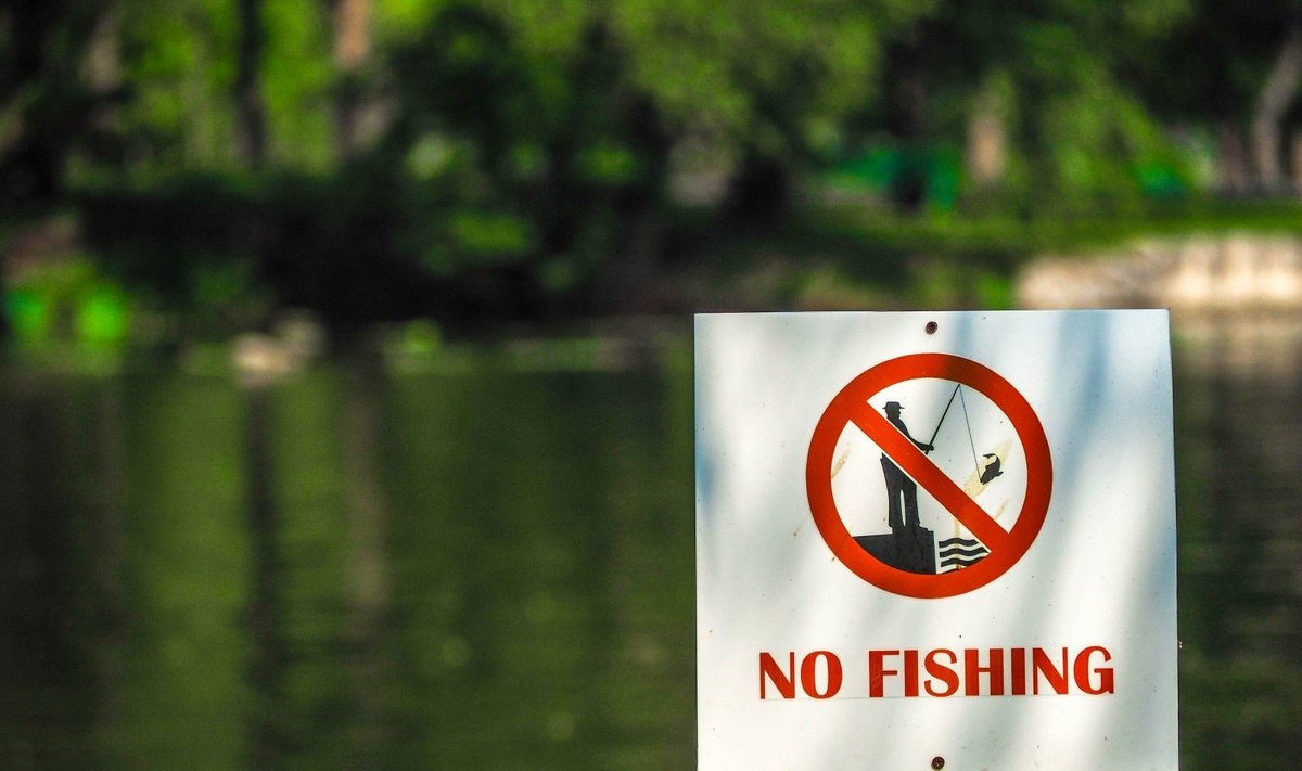 Žvejyba draudžiama