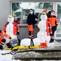 Sniegas pradžiugino ir medikus: Pelėdnagių brigadoje – nauji „pagalbininkai“