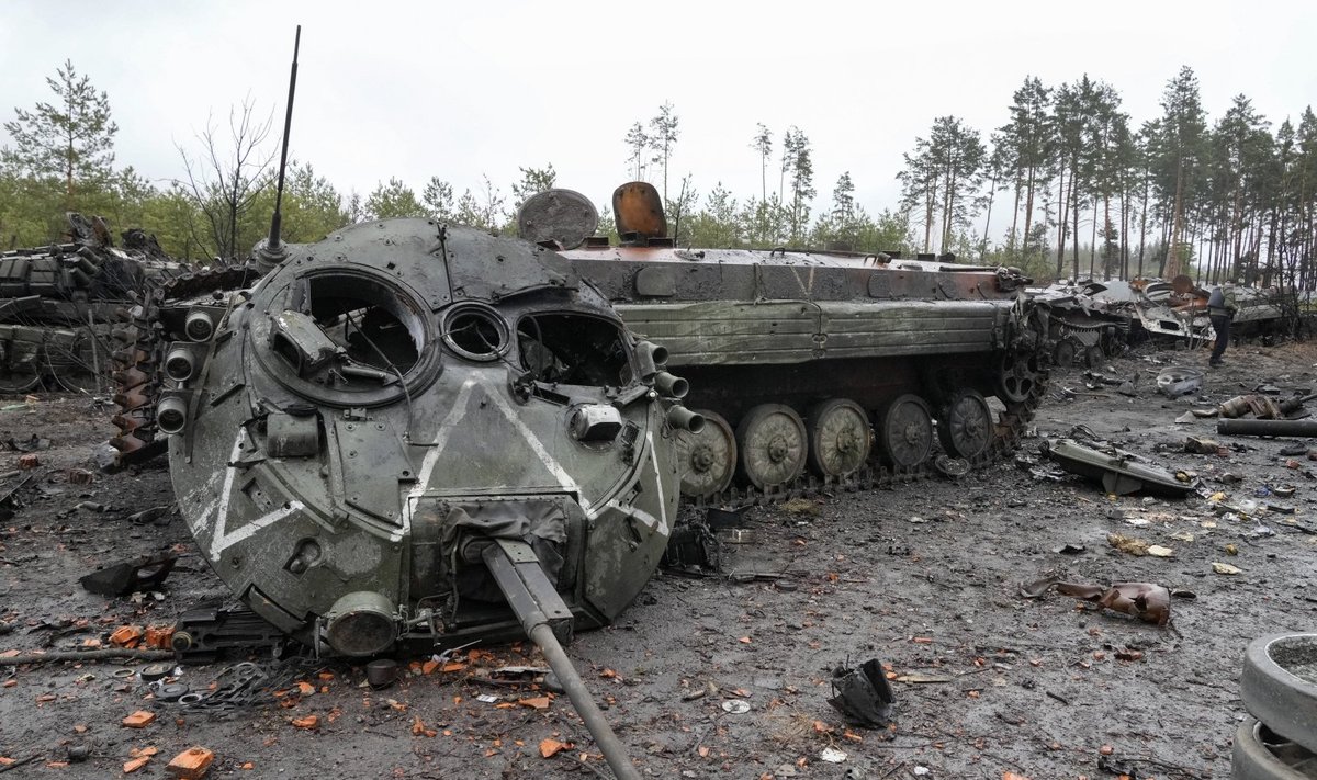 Sunaikinta rusų karinė technika Ukrainoje