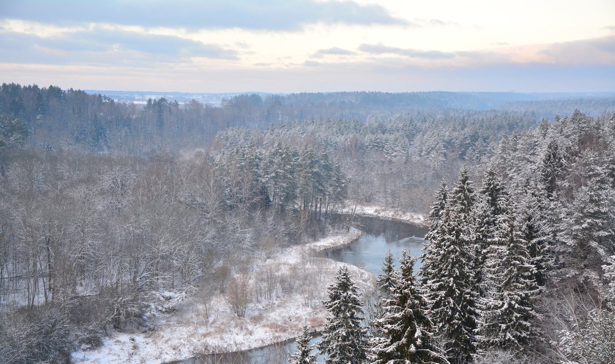 View from the Lajų Path