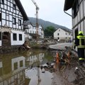 Vokietijos policija surengė virtinę kratų dėl pražūtingų vasaros potvynių