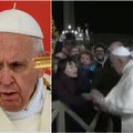 Po didžiulį atgarsį sukėlusio poelgio – pirmas viešas popiežiaus komentaras