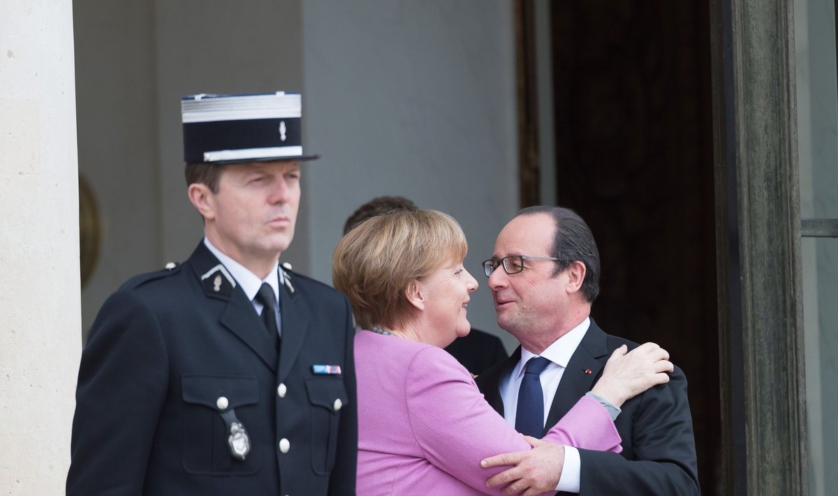 A. Merkel ir F. Hollande'as