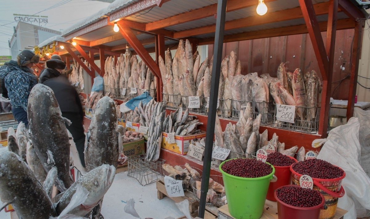Žuvų turgus Rusijoje (asociatyvi nuotr.)
