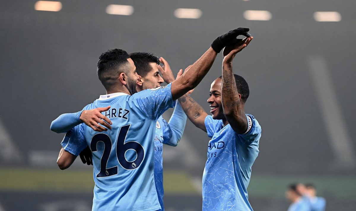 "Manchester City" džiaugiasi po eilinio įvarčio